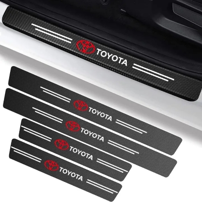 Picture of Toyota Carbon Fiber Car Door Sill Sticker Protector