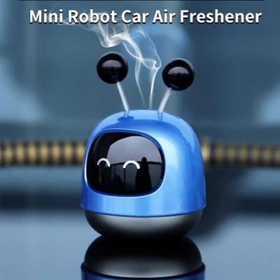 Picture of 1Pc Mini Robot Car Air Freshener Parfum Flavoring Ventilation Cute toon Display Mold Fragrance Decoration for Vehicles