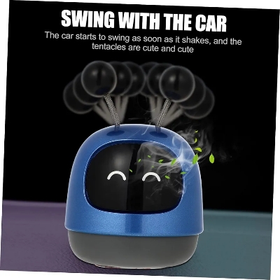 Picture of 1Pc Mini Robot Car Air Freshener Parfum Flavoring Ventilation Cute toon Display Mold Fragrance Decoration for Vehicles
