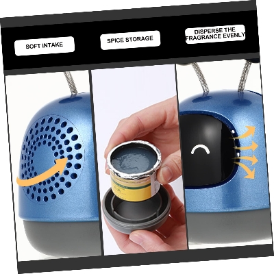 Picture of 1Pc Mini Robot Car Air Freshener Parfum Flavoring Ventilation Cute toon Display Mold Fragrance Decoration for Vehicles