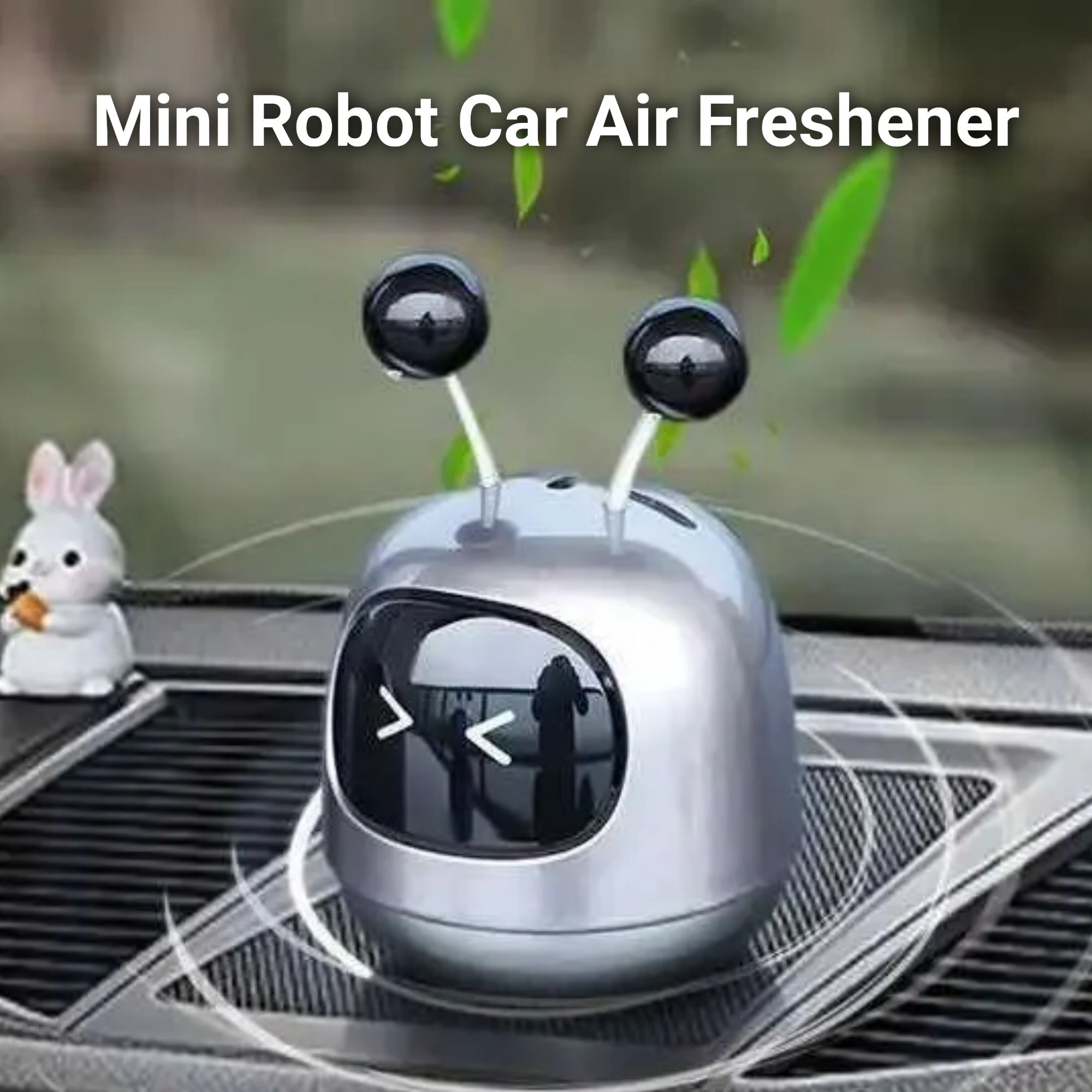 Picture of 1Pc Mini Robot Car Air Freshener Parfum Flavoring Ventilation Cute toon Display Mold Fragrance Decoration for Vehicles