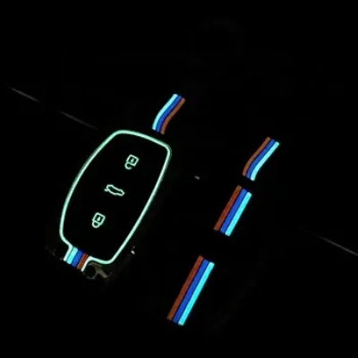 Picture of Hyundai Creta Metal with silicone Key Cover