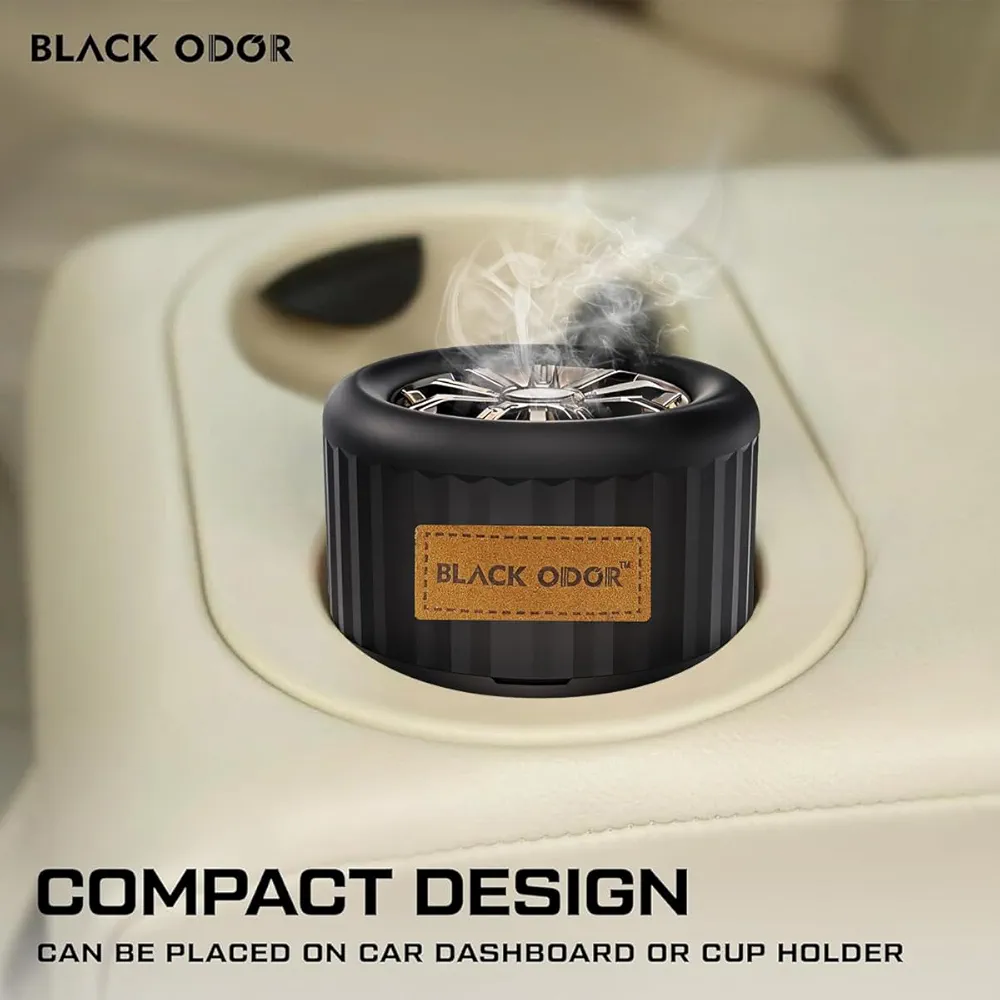 Picture of Black Odor Lucky Wheel Car Air Freshener 45g ( New Car)