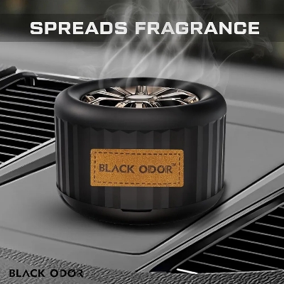 Picture of Black Odor Lucky Wheel Car Air Freshener 45g ( New Car)