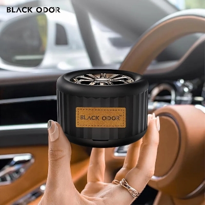 Picture of Black Odor Lucky Wheel Car Air Freshener 45g ( New Car)
