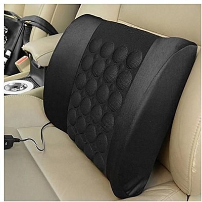 Picture of Back Support Electric Massage Vibration Lumbar Car Seat Pillow Cushions