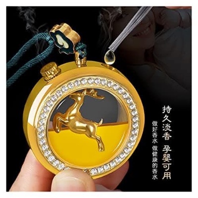 Picture of Car perfume car pendant car pendant creative one deer peace aromatherapy high-end men and women car pendant essential oil