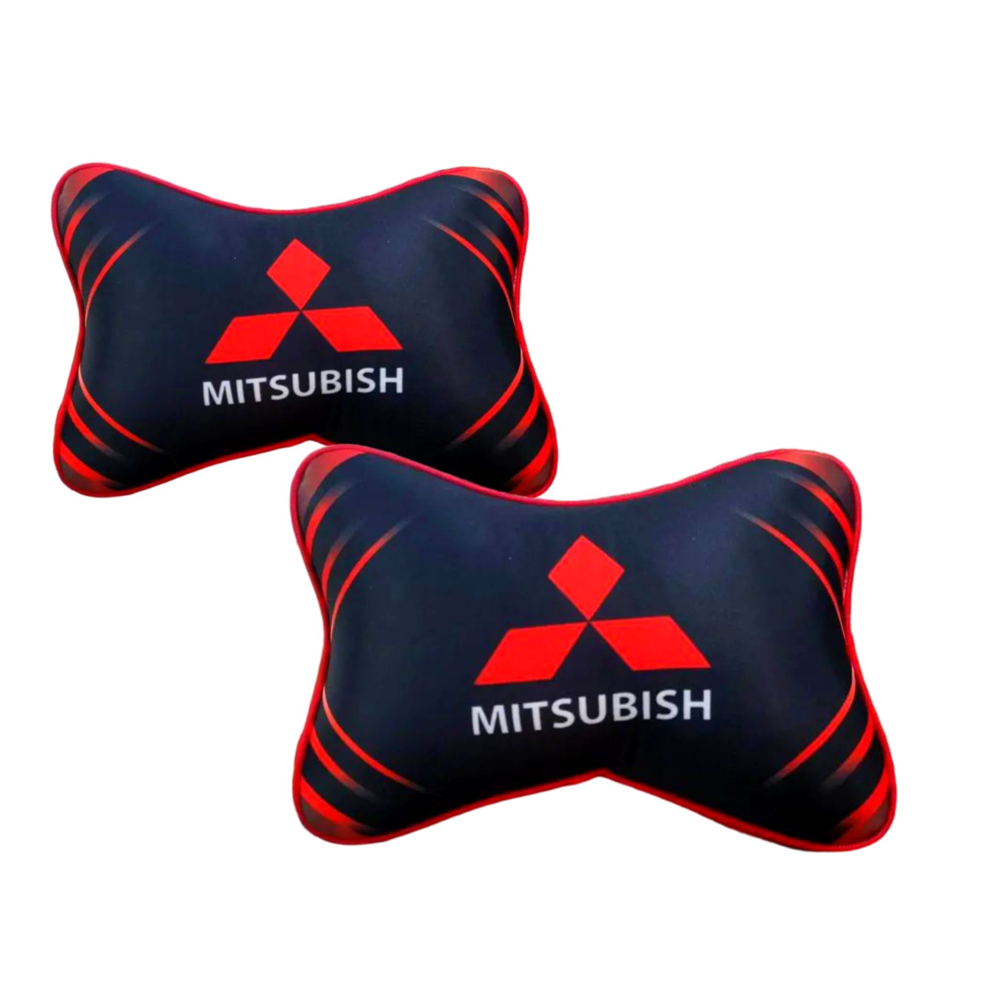 Picture of Car Seat Neck Pillow Mitsubishi  Black Color