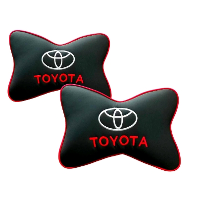 Picture of Car Seat Neck Pillow Toyota Black Color