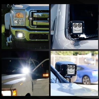Picture of Car LED Work Light Bar Driving Lamp Headlight Bulb Beam Light Car Suv Off-Road Driving Fog Lights