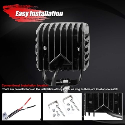 Picture of Car LED Work Light Bar Driving Lamp Headlight Bulb Beam Light Car Suv Off-Road Driving Fog Lights