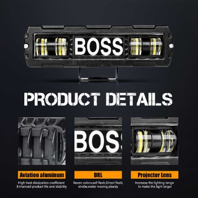 Picture of Car LED Work Light Bar Driving Lamp Headlight Bulb Beam Light Car Suv Off-Road Driving Fog Lights