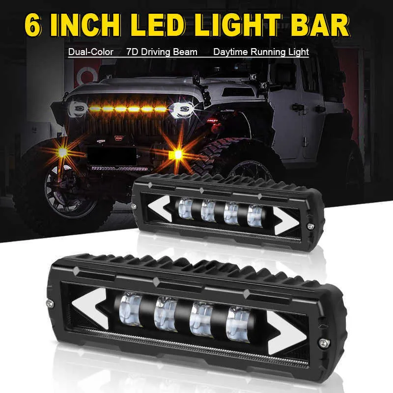Picture of Car LED Work Light Bar Driving Lamp Headlight Bulb Beam Light Car Suv Off-Road Driving Fog Lights