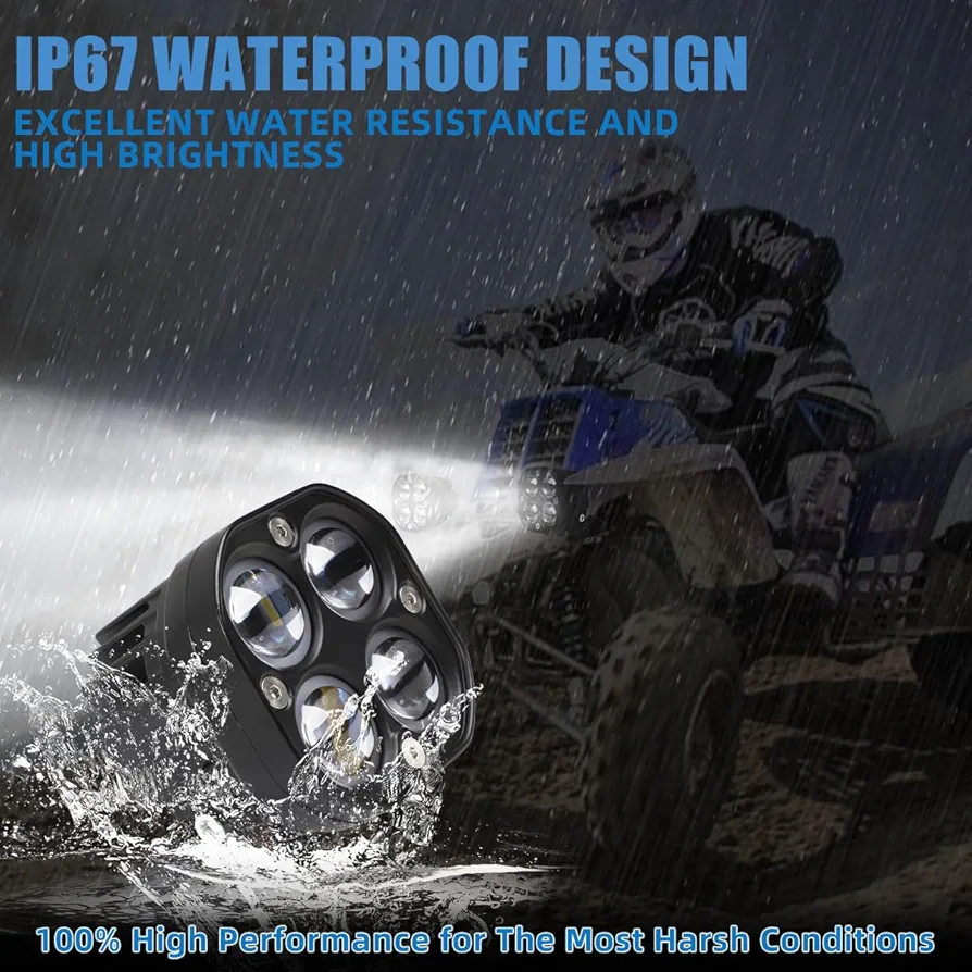 Picture of Car LED Work Light Bar Driving Lamp Headlight Bulb Beam Light Car Suv Off-Road Driving Fog Lights