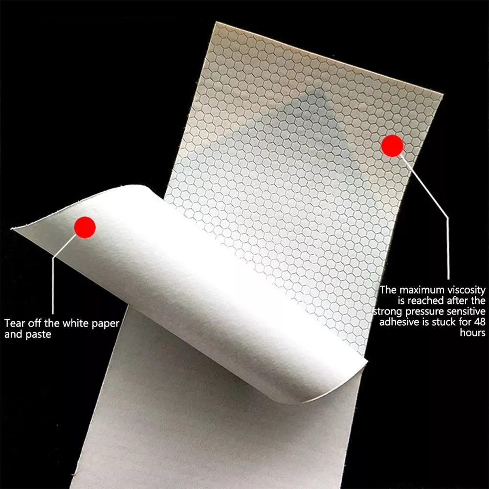 Picture of Reflective Adhesive Tape Sticker Arrow Reflective Tape Safety Caution Warning For Truck Motorcycle Bicycle Car Styling (white & red)