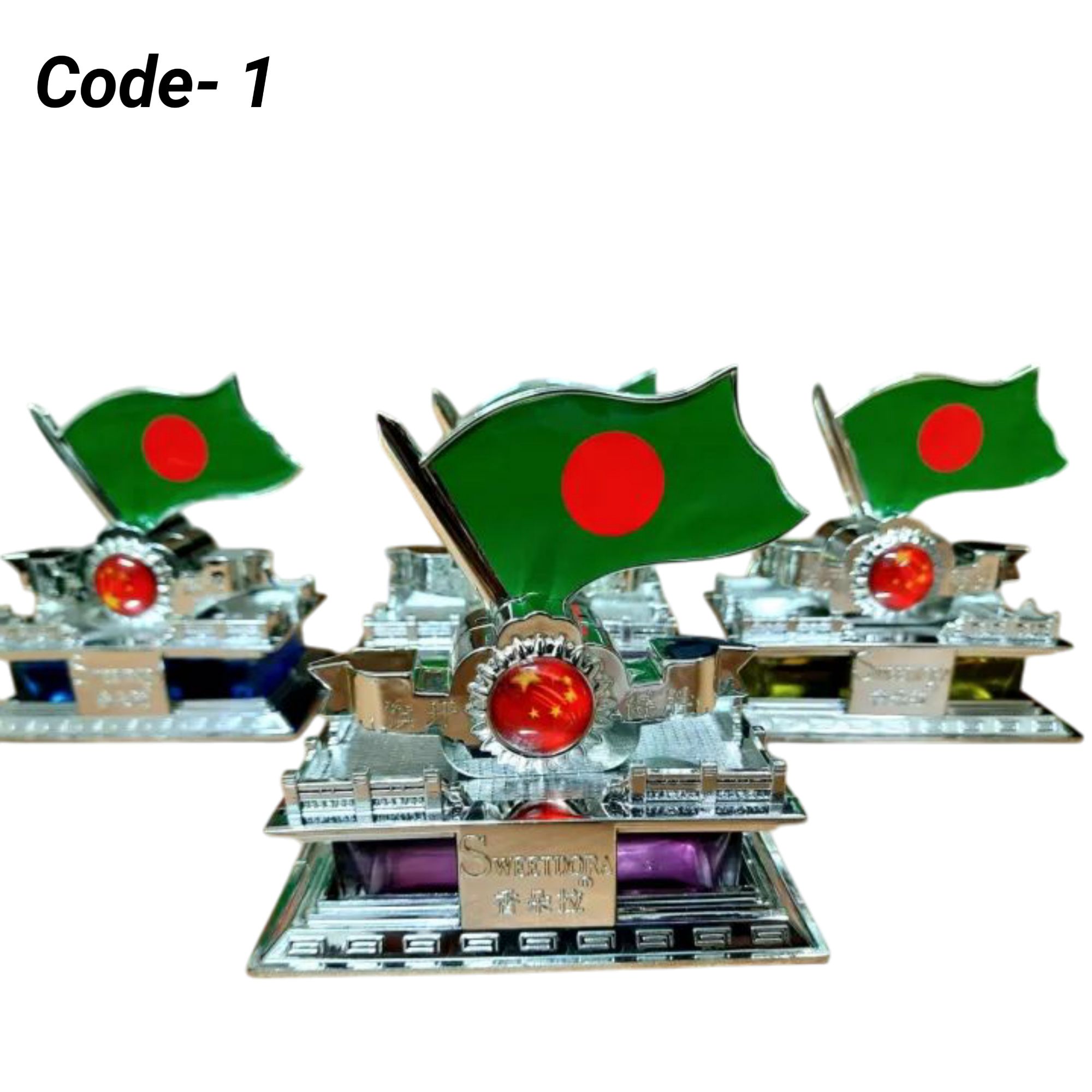 Picture of Car Dashboard Air Freshener Luxury Look for Your Car (Bangladesh Flag)