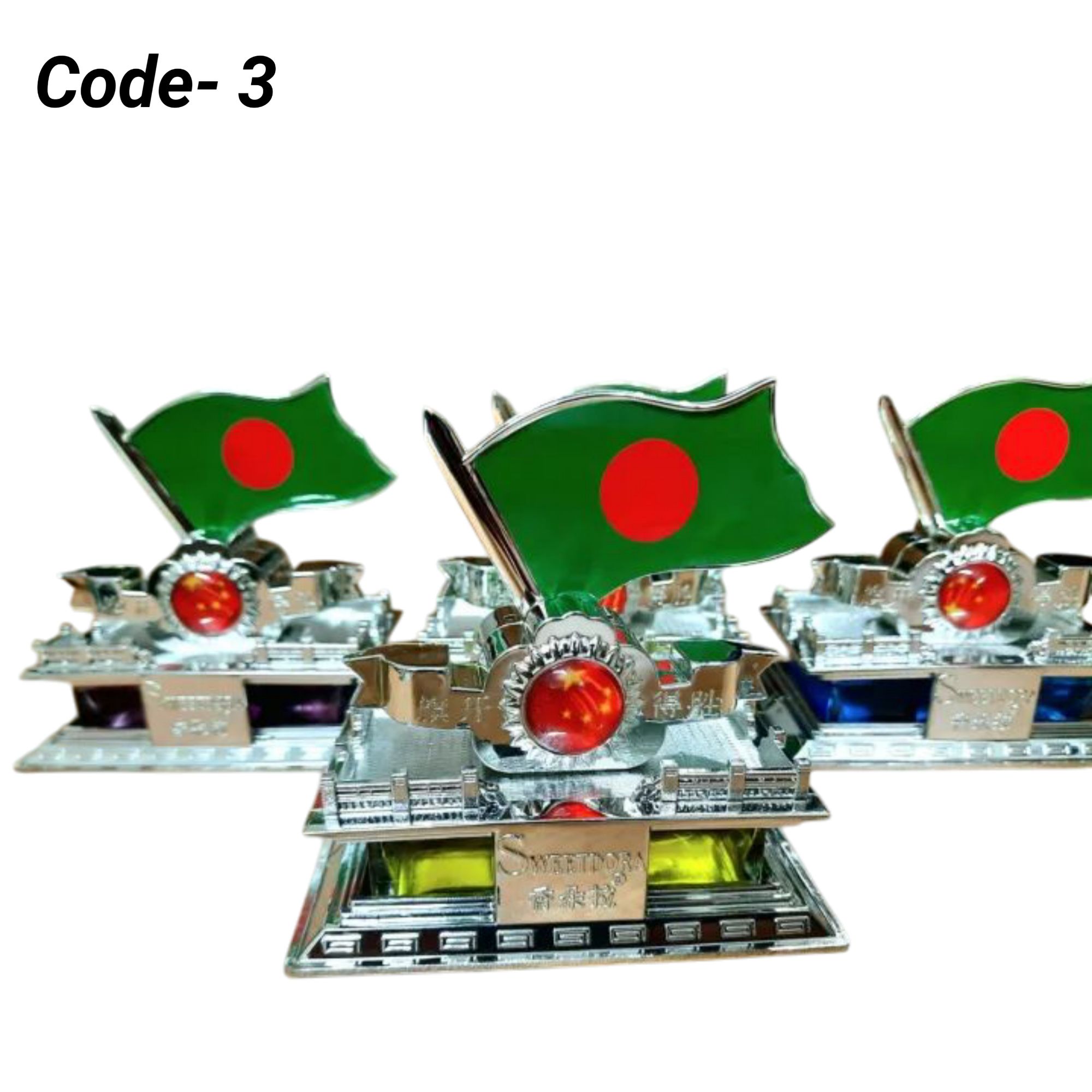 Picture of Car Dashboard Air Freshener Luxury Look for Your Car (Bangladesh Flag)