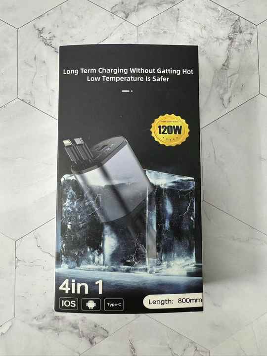 Picture of 120W Super-Fast Car Charger – 4-in-1 Multi-Device Charging