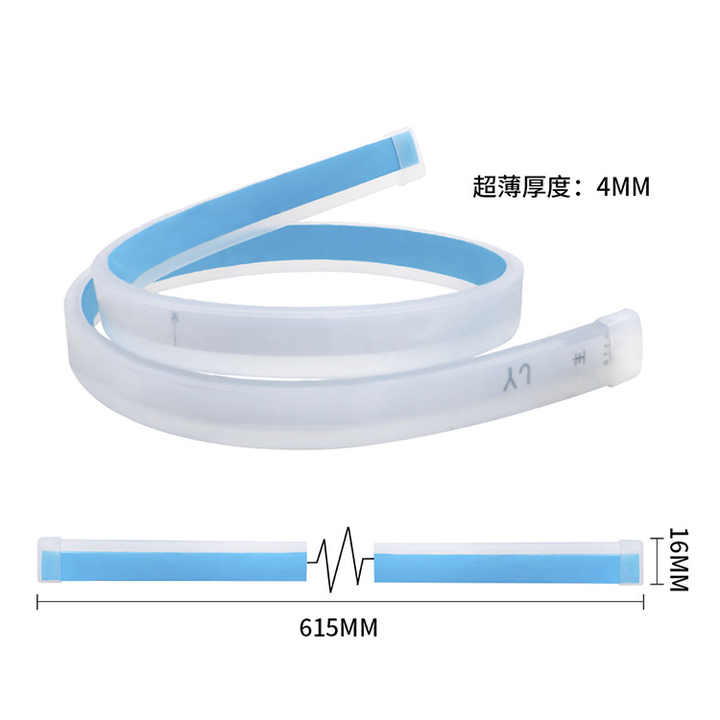 Picture of Car LED Strip Lights Flexible LED Headlight Strips 2PCS 60cm/24inch