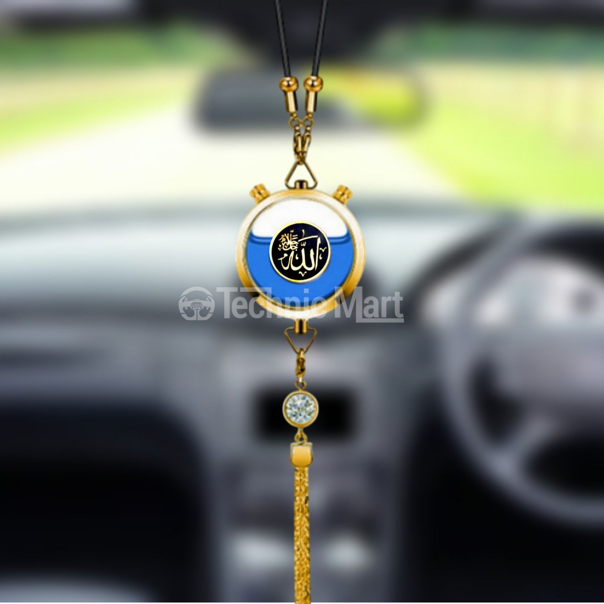 Picture of Hanging car perfume pendant car perfume essential oil aromatherapy pendant to remove odor lasting light fragrance car interior ornaments