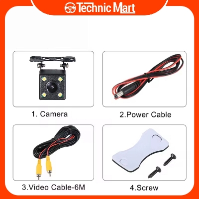 Picture of 4 LED CAR CAMERA , Car Rear View Backup Camera CAR Camera Waterproof