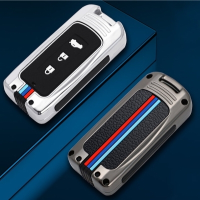 Picture of Key Case Cover Fit for Mitsubishi Outlander Sport Eclipse Key case Keyshell Accessories Protector 3 Button Black