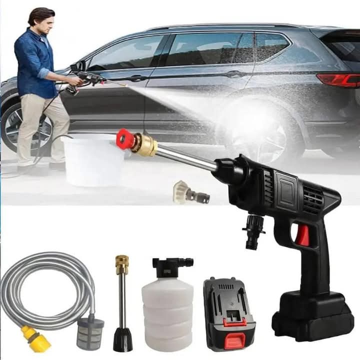 Picture of 24v Wireless Portable High Pressure Handheld Car Washer.