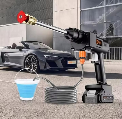 Picture of 24v Wireless Portable High Pressure Handheld Car Washer.