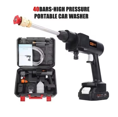 Picture of 24v Wireless Portable High Pressure Handheld Car Washer.