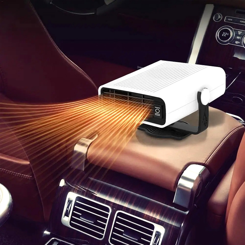 Picture of 2-in-1 Car Heater &amp; Cooling Fan – (12V And 24 V) 150W Portable Plug-in for All-Season Comfort