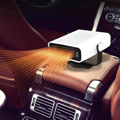 Picture of 2-in-1 Car Heater &amp; Cooling Fan – (12V And 24 V) 150W Portable Plug-in for All-Season Comfort