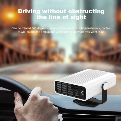 Picture of 2-in-1 Car Heater &amp; Cooling Fan – (12V And 24 V) 150W Portable Plug-in for All-Season Comfort