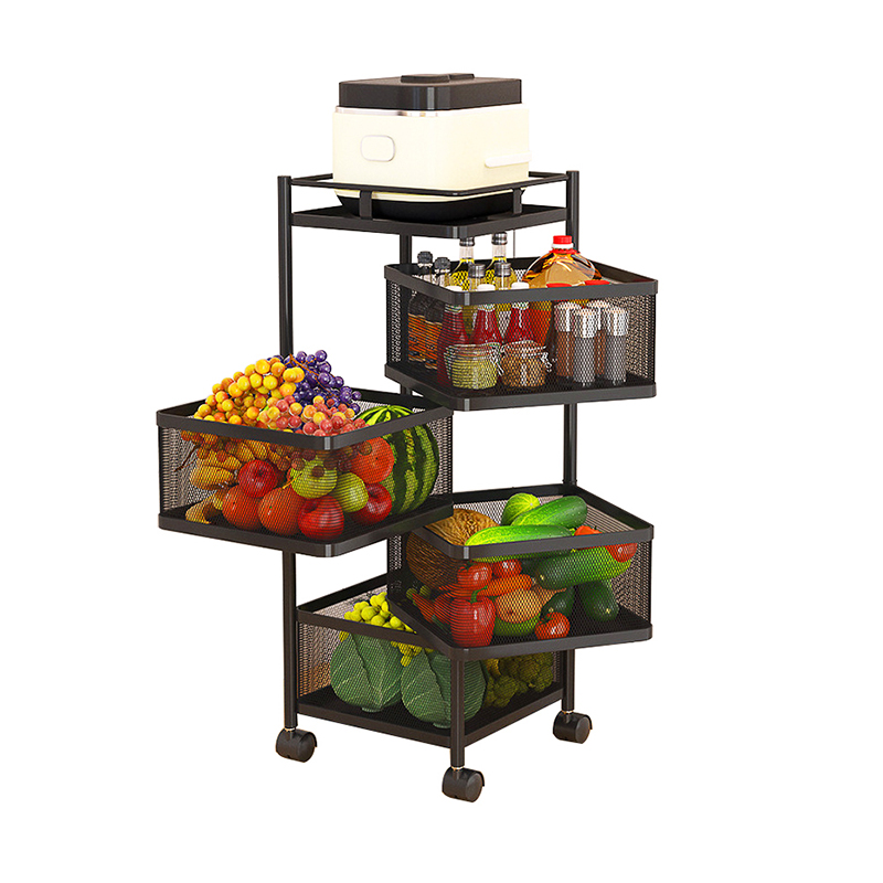 Picture of 4 Layer Square Shape Kitchen Rack