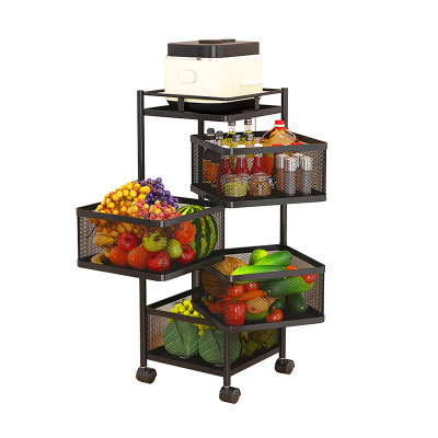 Picture of 5 Layer Square Shape Kitchen Rack