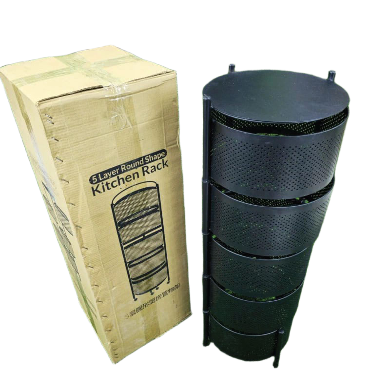 Picture of 5 Layer Round Shape Kitchen Rack