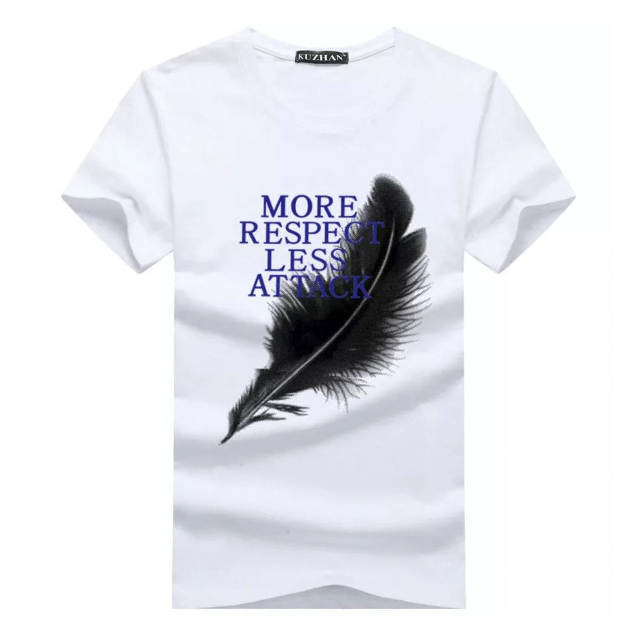 Picture of Casual T-shirt for Men - White - T-Shirt For Men