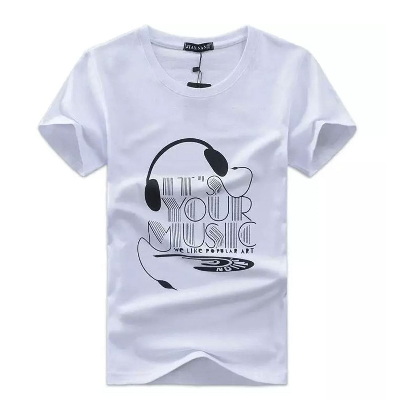 Picture of Stylish Menz Poly Cotton Printed Tshirt - Tshirt - T Shirt