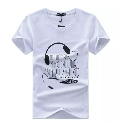 Picture of Stylish Menz Poly Cotton Printed Tshirt - Tshirt - T Shirt