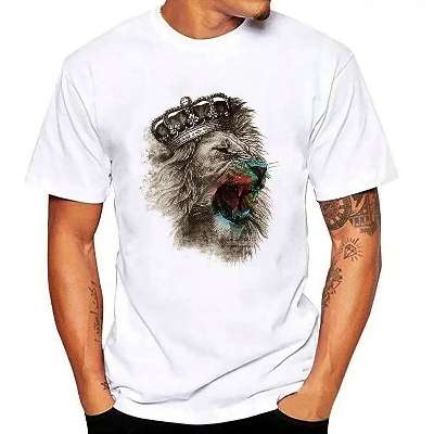 Picture of Casual T-shirt for Men - White