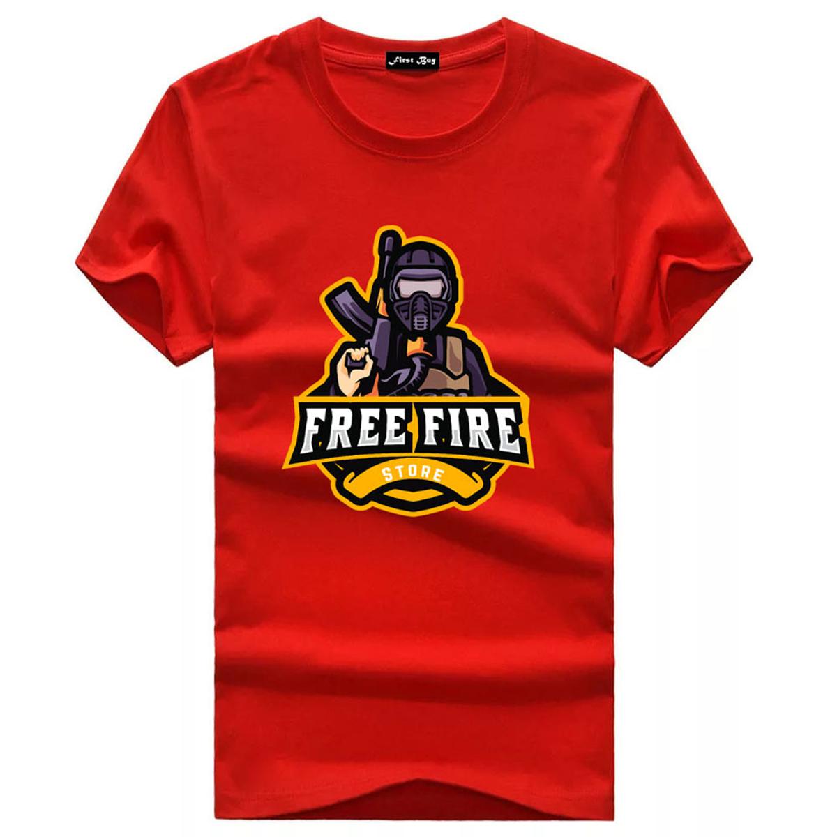 Picture of Free_Fire T-Shirt - Flaunt Your Gamer Style with Free Fire-inspired Apparel