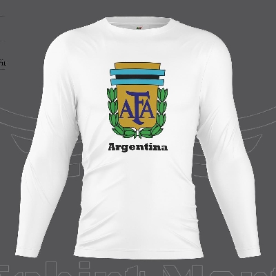 Picture of Full hata Menz Fashionable Jersey Tshirt for Argentina Fan - T Shirt For Man - T Sirt