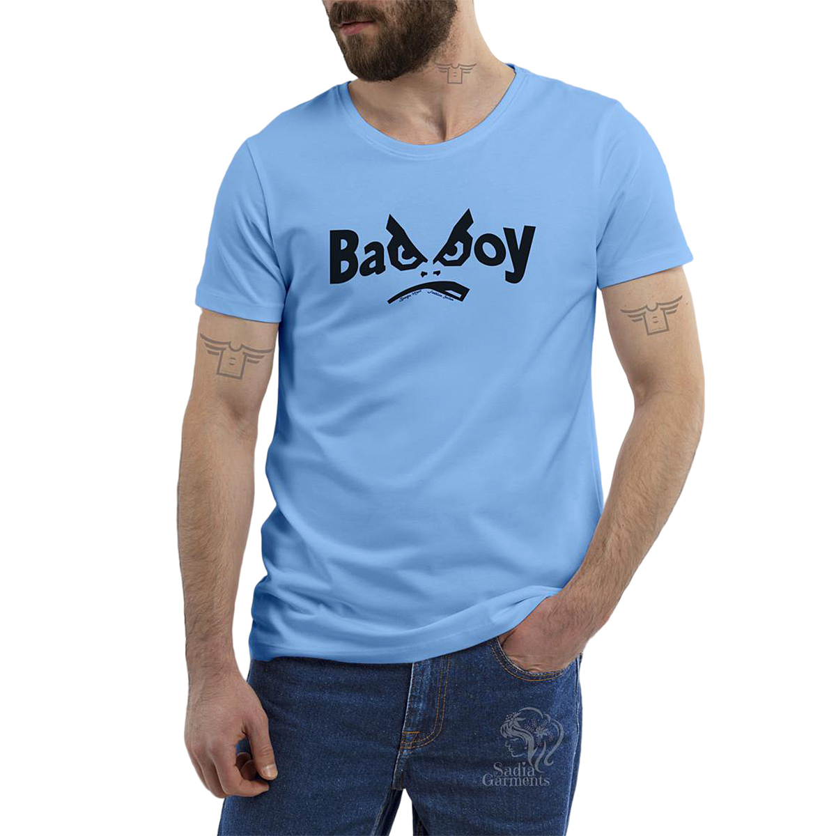 Picture of Fashionable Bad Boy Design SHort SLeeve Tshirt for Men