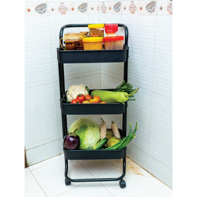 Picture of 3 LAYER MULTIPURPOSE TROLLEY RACK