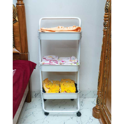 Picture of 3 LAYER MULTIPURPOSE TROLLEY RACK
