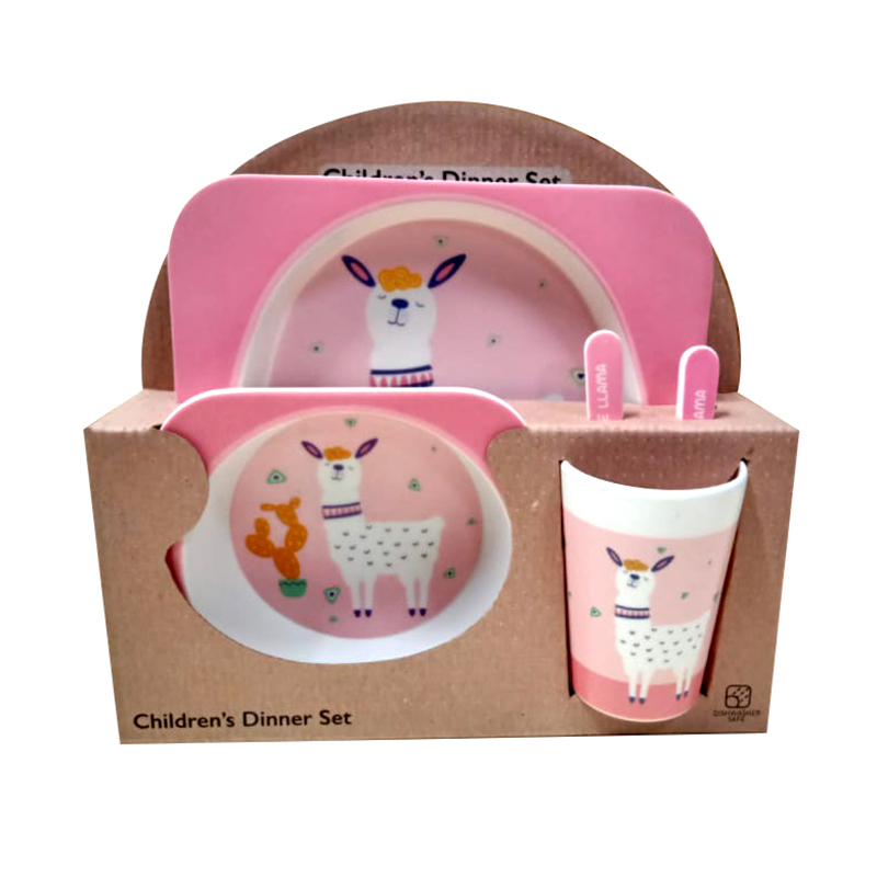 Picture of Children Bamboo Dinner Set- Assorted