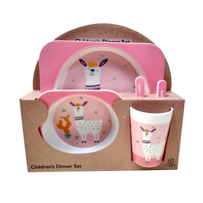 Picture of Children Bamboo Dinner Set- Assorted