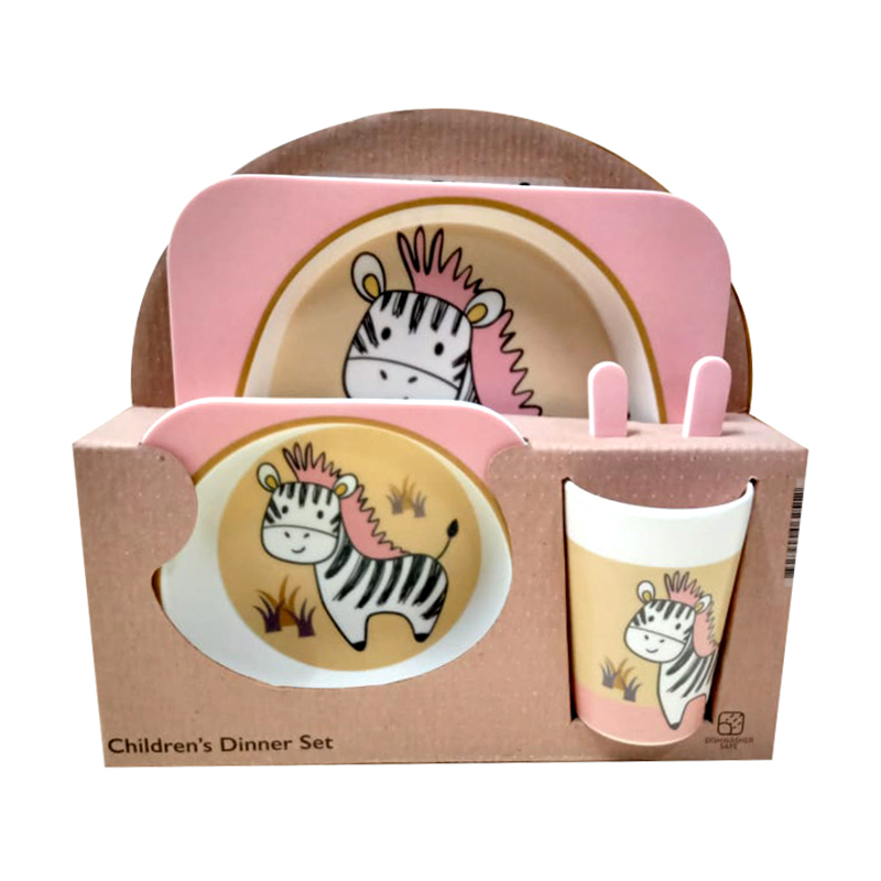 Picture of Children Bamboo Dinner Set- Assorted