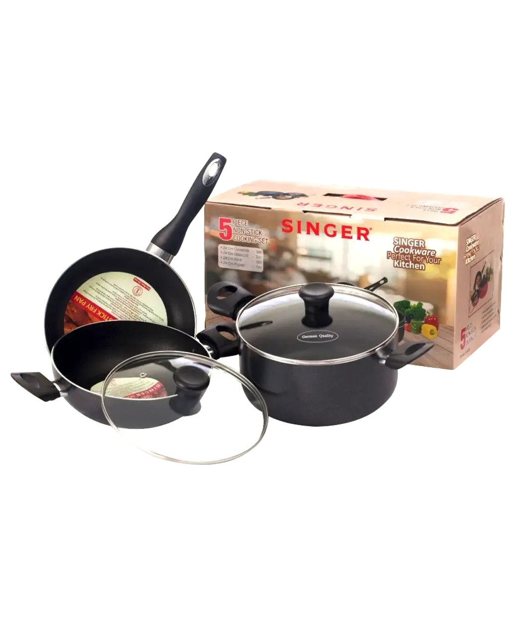 Picture of Singer Non Stick Cooking Giftbox - 5 Pcs