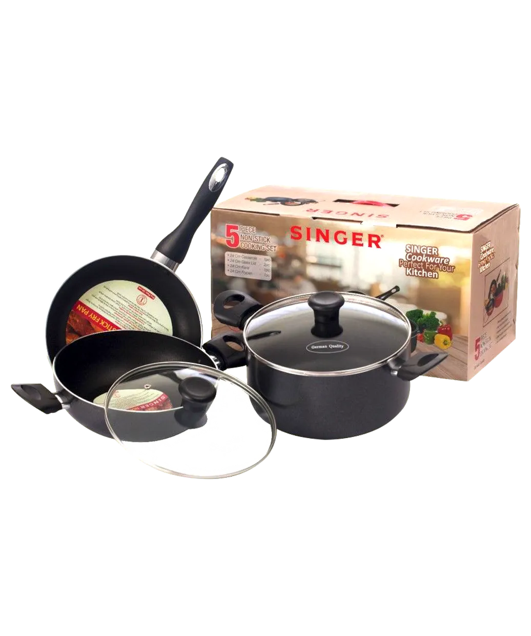 Picture of Singer Non Stick Cooking Giftbox - 5 Pcs