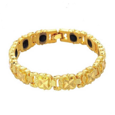 Picture of Alloy Plating 18k Gold Magnetic Adjustable Bracelet